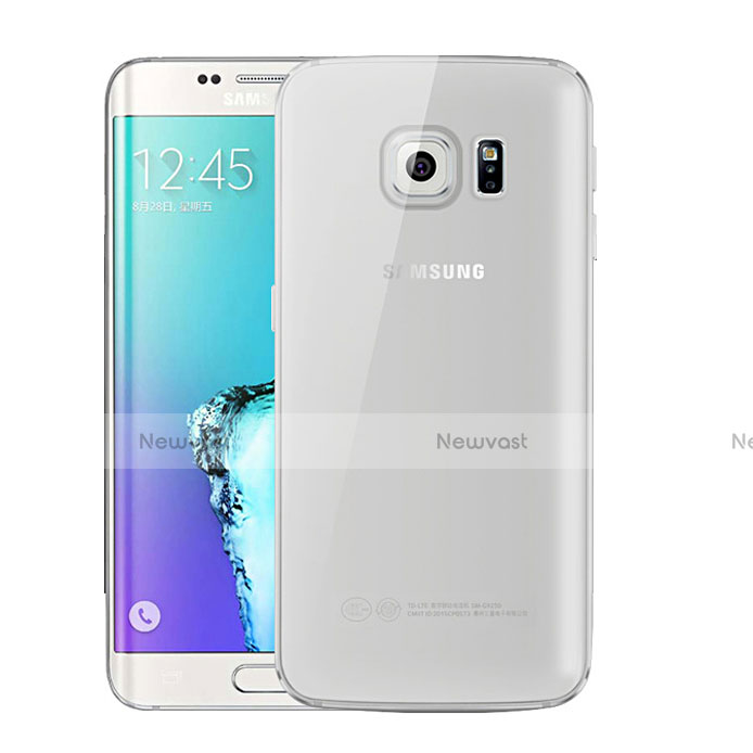 Ultra-thin Transparent TPU Soft Case H01 for Samsung Galaxy S6 Edge+ Plus SM-G928F Gray