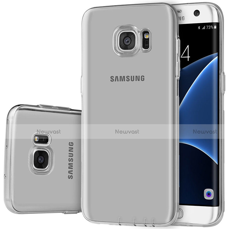 Ultra-thin Transparent TPU Soft Case H01 for Samsung Galaxy S7 Edge G935F Gray