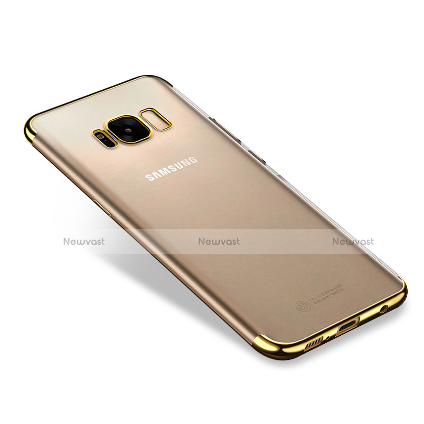 Ultra-thin Transparent TPU Soft Case H01 for Samsung Galaxy S8 Gold