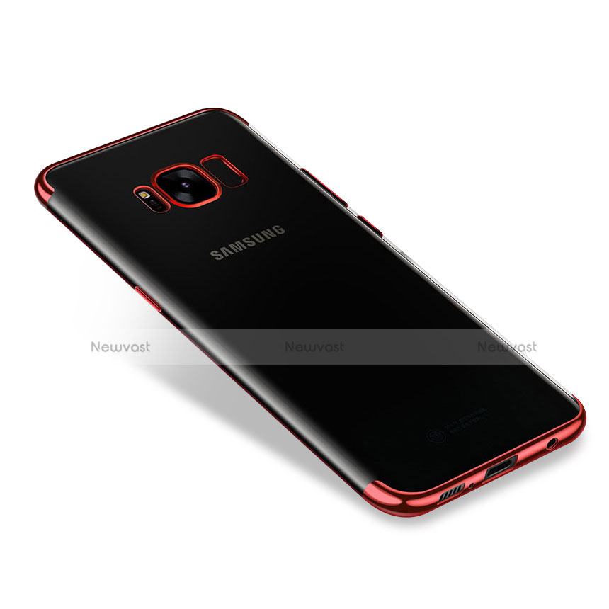 Ultra-thin Transparent TPU Soft Case H01 for Samsung Galaxy S8 Plus Red