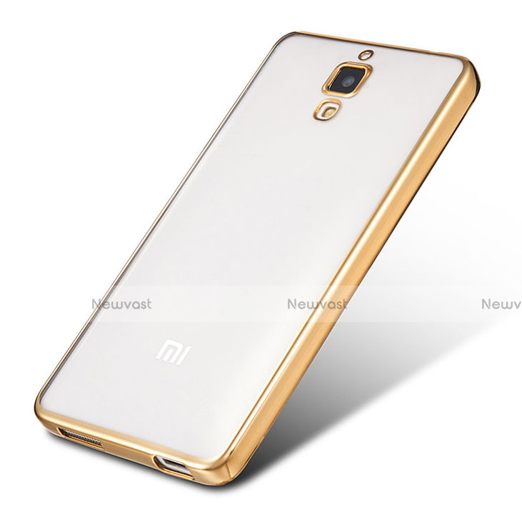 Ultra-thin Transparent TPU Soft Case H01 for Xiaomi Mi 4 LTE Gold