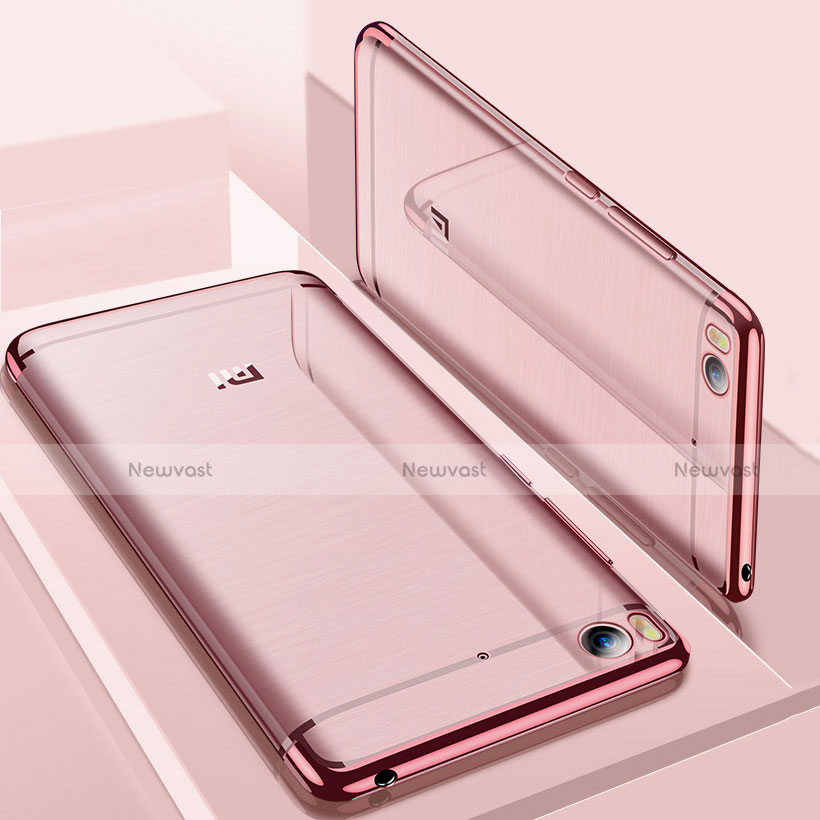 Ultra-thin Transparent TPU Soft Case H01 for Xiaomi Mi 5S 4G Rose Gold