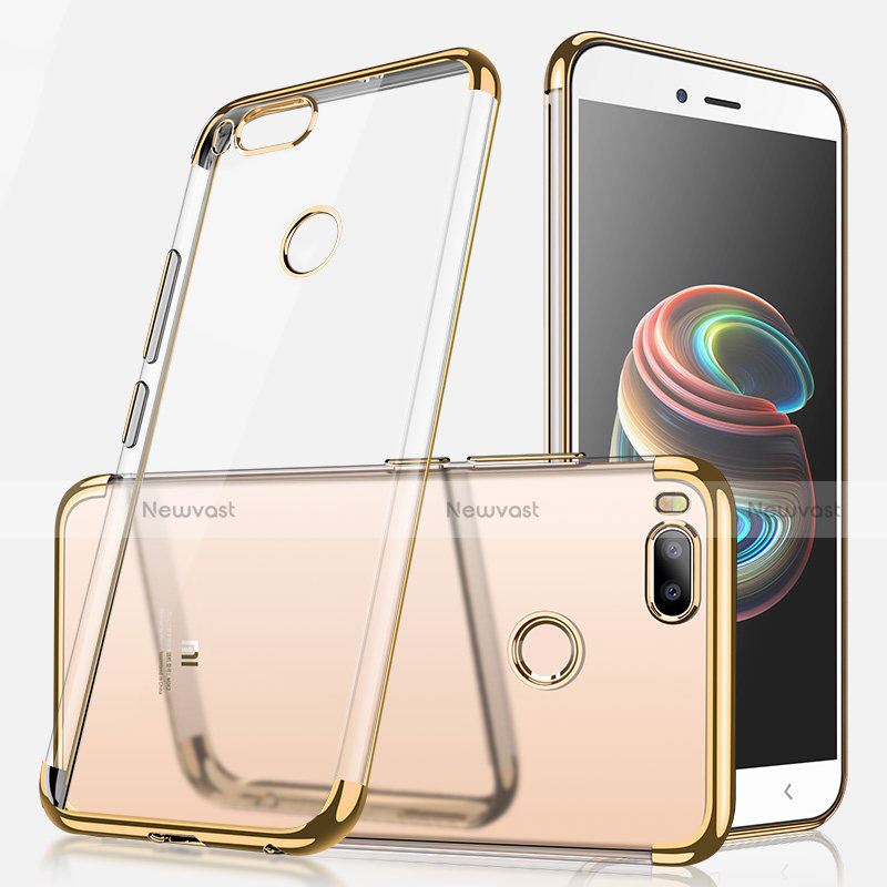 Ultra-thin Transparent TPU Soft Case H01 for Xiaomi Mi 5X Gold