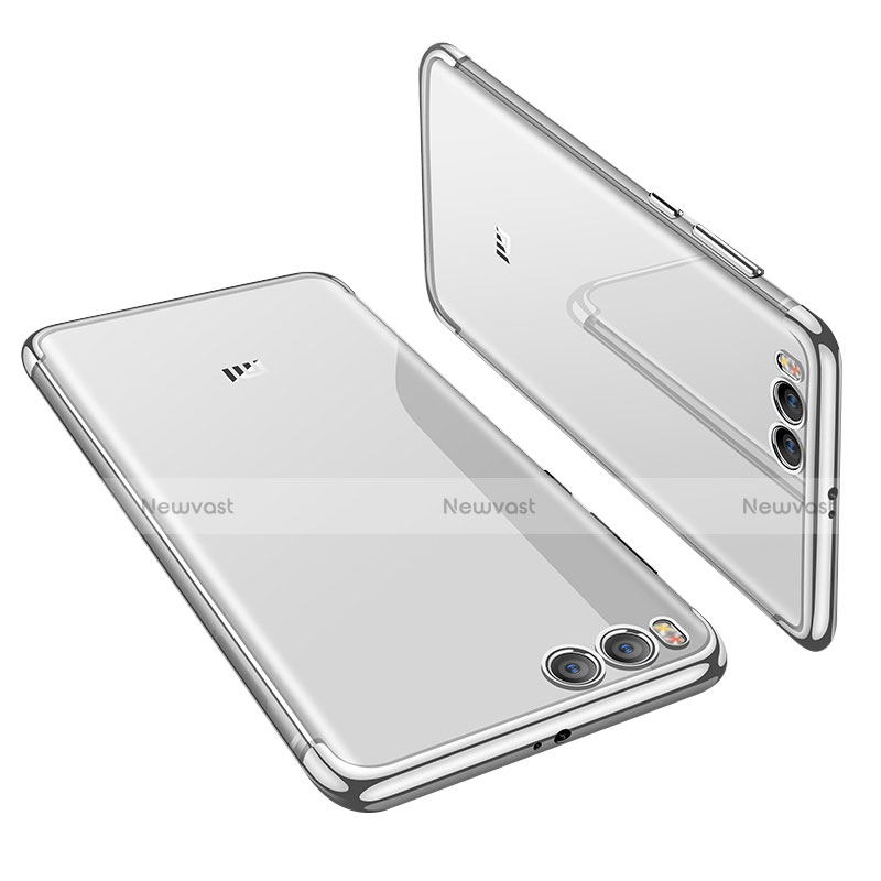 Ultra-thin Transparent TPU Soft Case H01 for Xiaomi Mi 6 Silver