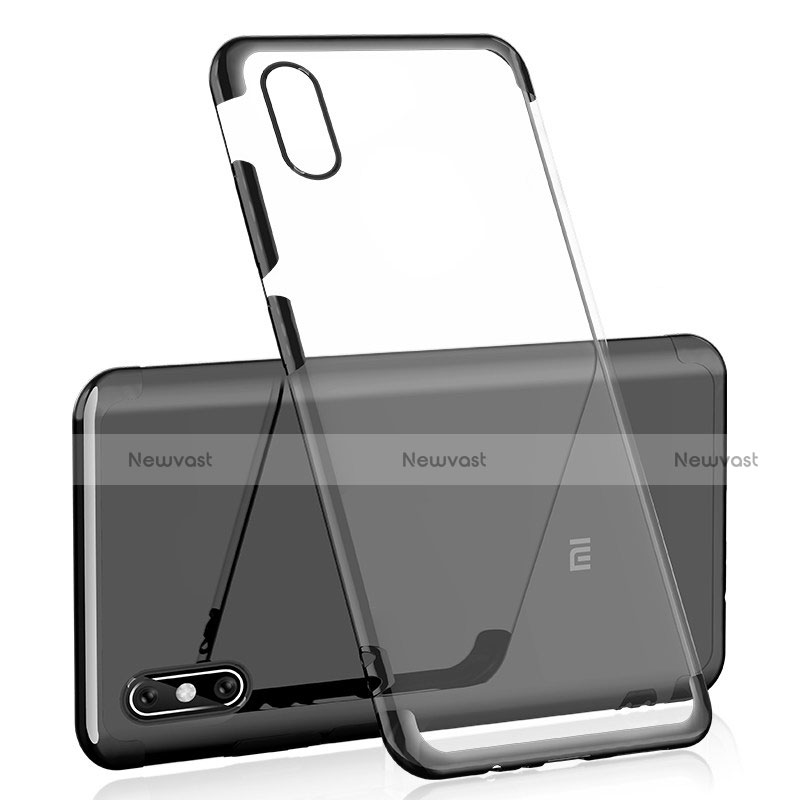 Ultra-thin Transparent TPU Soft Case H01 for Xiaomi Mi 8 Explorer Black