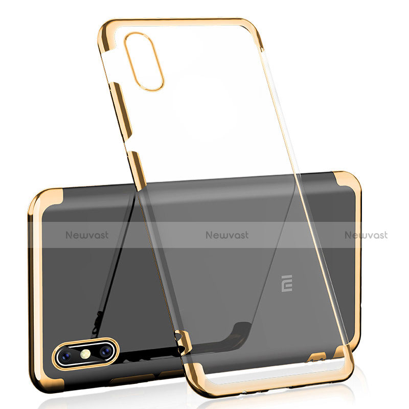 Ultra-thin Transparent TPU Soft Case H01 for Xiaomi Mi 8 Explorer Gold