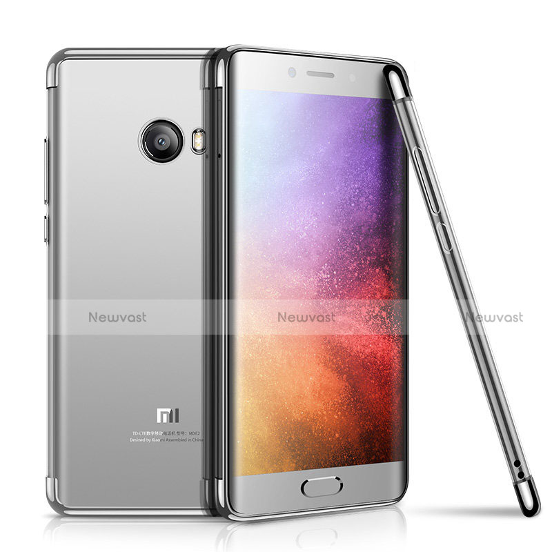 Ultra-thin Transparent TPU Soft Case H01 for Xiaomi Mi Note 2 Silver