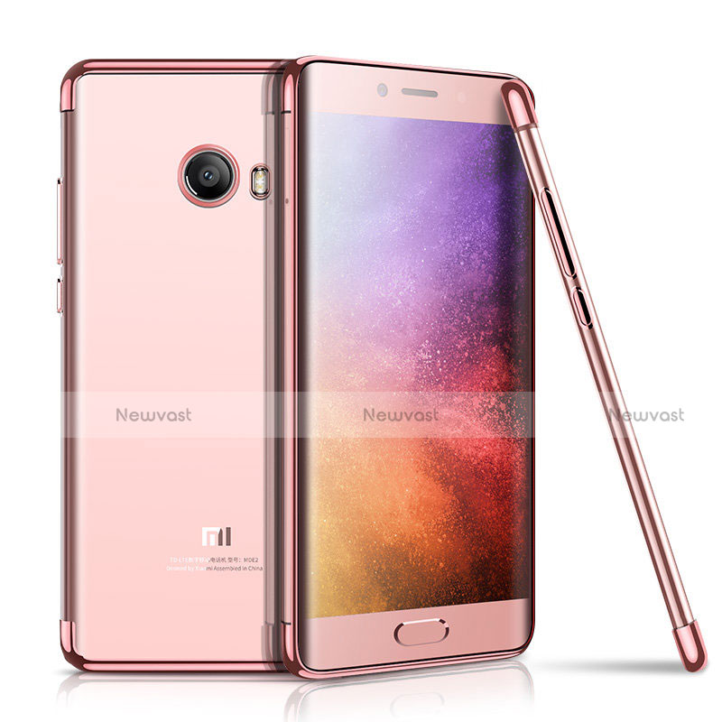 Ultra-thin Transparent TPU Soft Case H01 for Xiaomi Mi Note 2 Special Edition Rose Gold