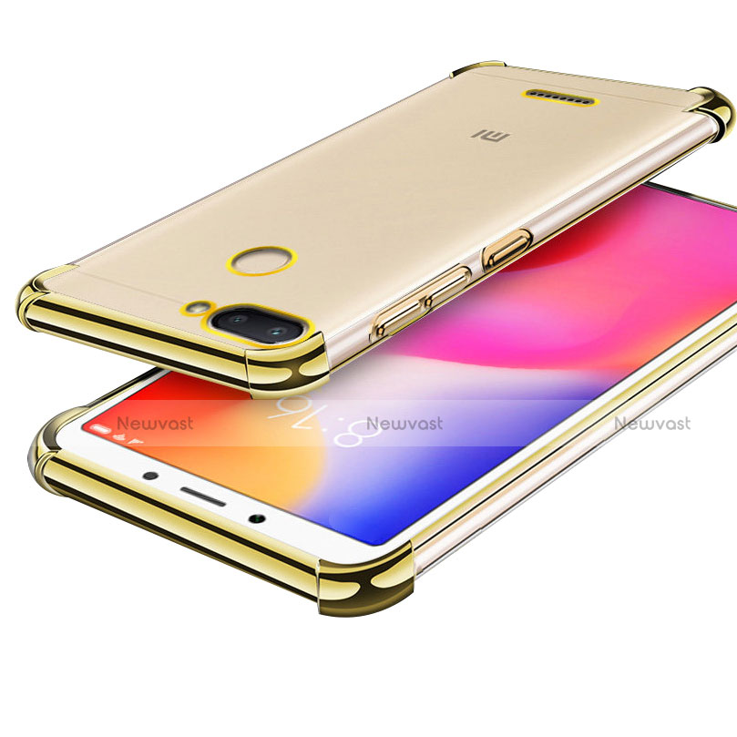 Ultra-thin Transparent TPU Soft Case H01 for Xiaomi Redmi 6 Gold