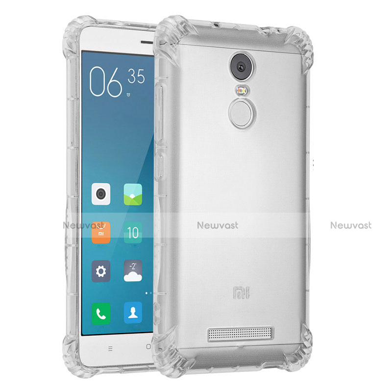 Ultra-thin Transparent TPU Soft Case H01 for Xiaomi Redmi Note 3 MediaTek Clear