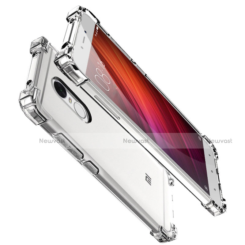 Ultra-thin Transparent TPU Soft Case H01 for Xiaomi Redmi Note 4 Standard Edition Clear