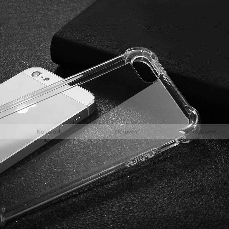 Ultra-thin Transparent TPU Soft Case H02 for Apple iPhone 5 Clear