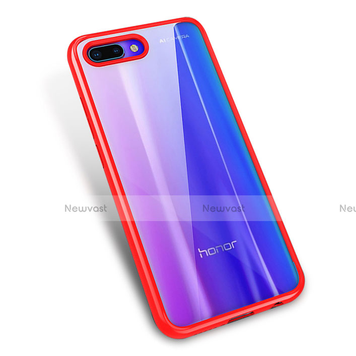 Ultra-thin Transparent TPU Soft Case H02 for Huawei Honor 10 Red