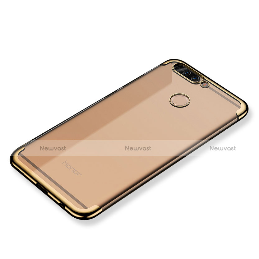 Ultra-thin Transparent TPU Soft Case H02 for Huawei Honor 8 Pro Gold