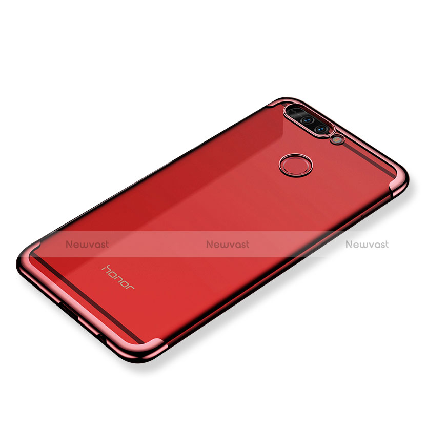 Ultra-thin Transparent TPU Soft Case H02 for Huawei Honor 8 Pro Red