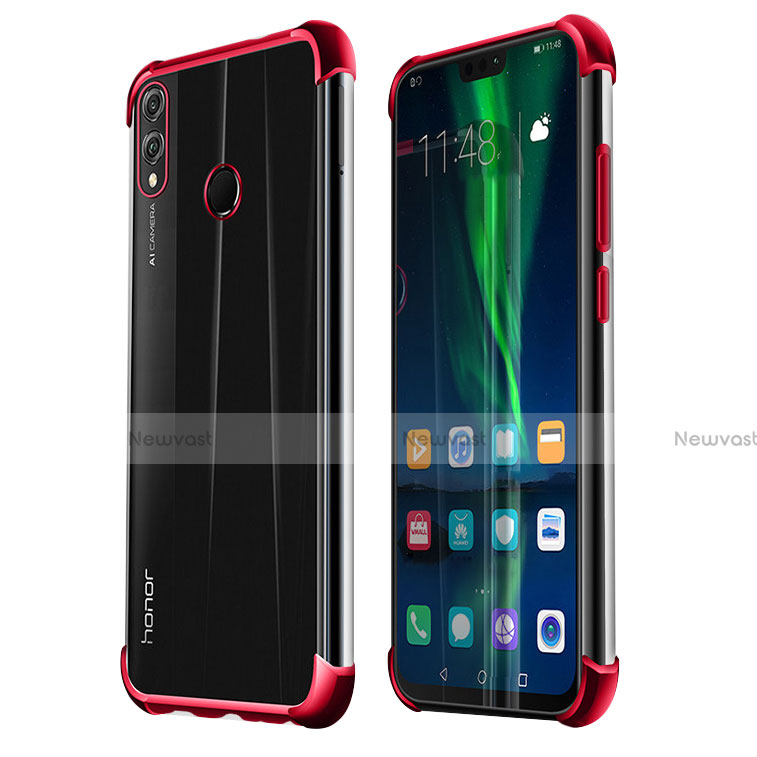 Ultra-thin Transparent TPU Soft Case H02 for Huawei Honor 8X Red