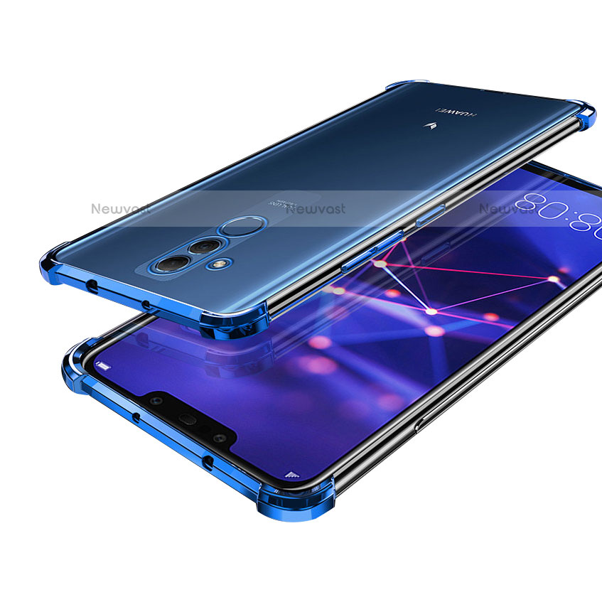 Ultra-thin Transparent TPU Soft Case H02 for Huawei Maimang 7 Blue