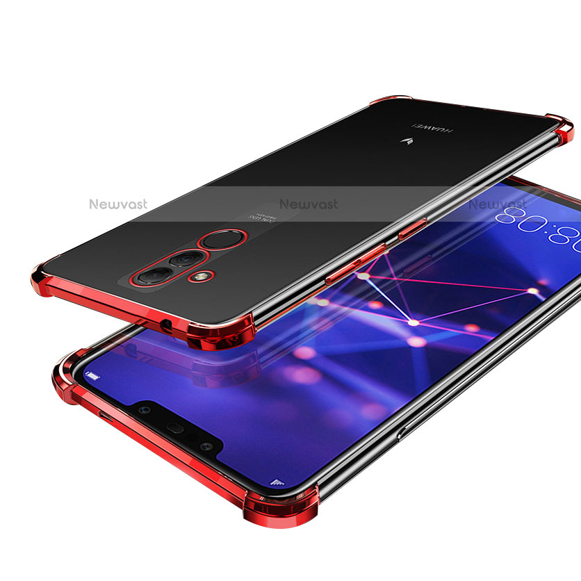 Ultra-thin Transparent TPU Soft Case H02 for Huawei Maimang 7 Red