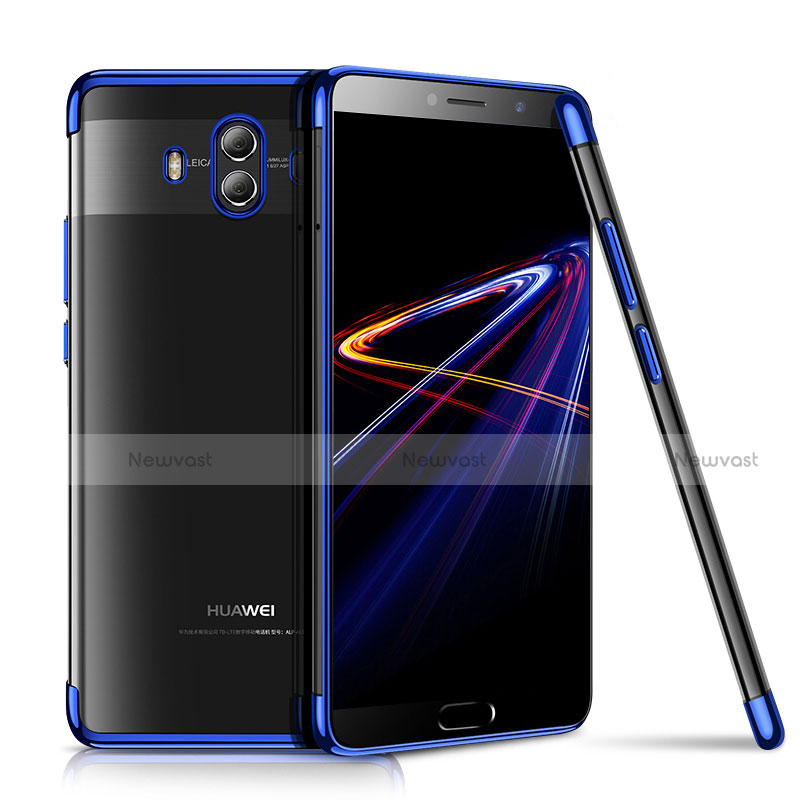 Ultra-thin Transparent TPU Soft Case H02 for Huawei Mate 10 Blue