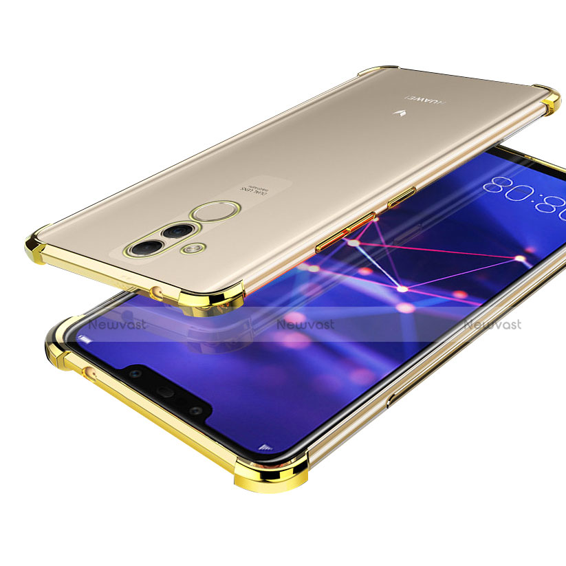 Ultra-thin Transparent TPU Soft Case H02 for Huawei Mate 20 Lite Gold