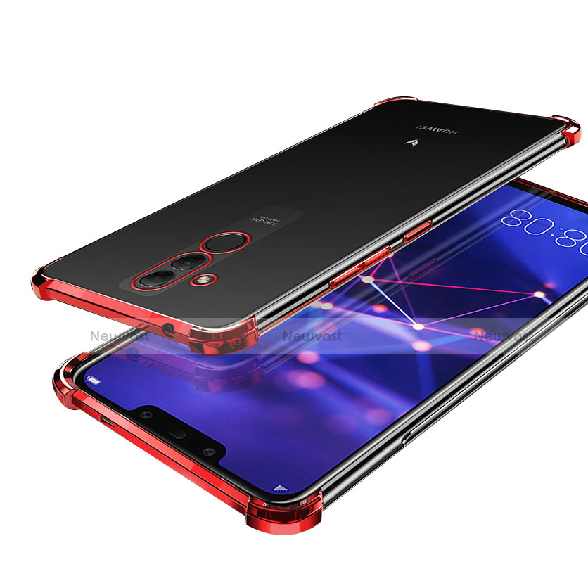 Ultra-thin Transparent TPU Soft Case H02 for Huawei Mate 20 Lite Red