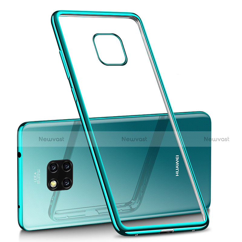 Ultra-thin Transparent TPU Soft Case H02 for Huawei Mate 20 Pro Green
