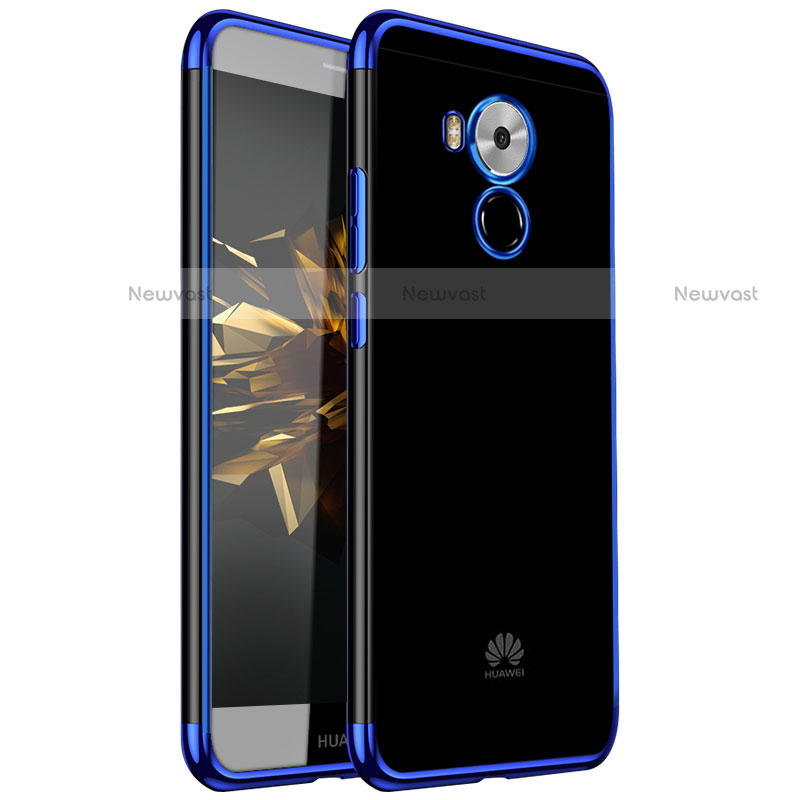 Ultra-thin Transparent TPU Soft Case H02 for Huawei Mate 8 Blue