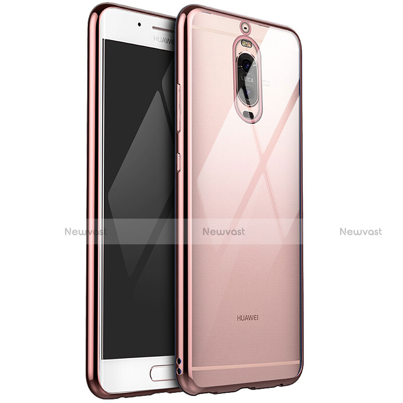 Ultra-thin Transparent TPU Soft Case H02 for Huawei Mate 9 Pro Rose Gold