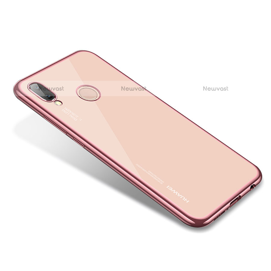 Ultra-thin Transparent TPU Soft Case H02 for Huawei Nova 3e Rose Gold