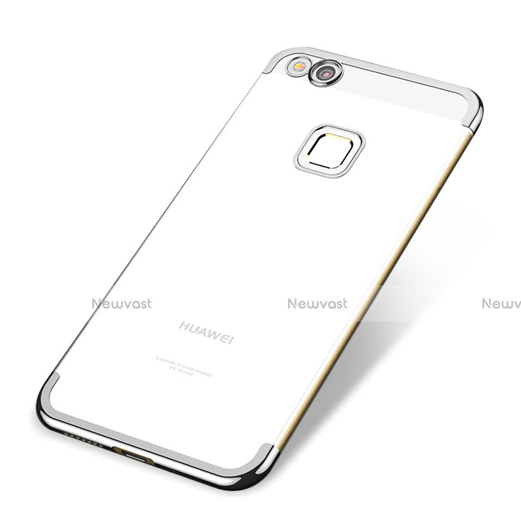 Ultra-thin Transparent TPU Soft Case H02 for Huawei P9 Lite (2017) Silver