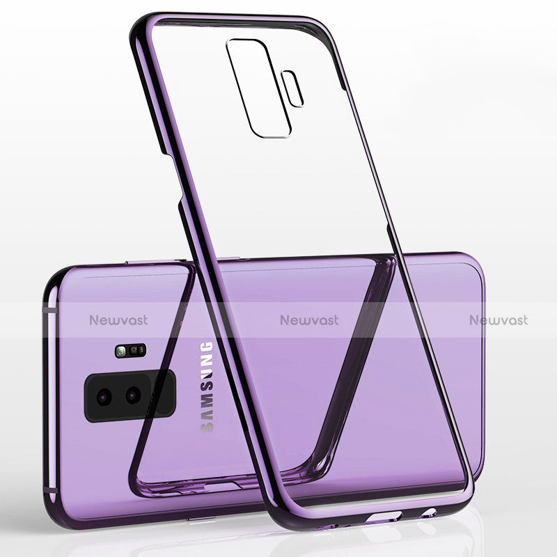 Ultra-thin Transparent TPU Soft Case H02 for Samsung Galaxy S9 Plus Purple