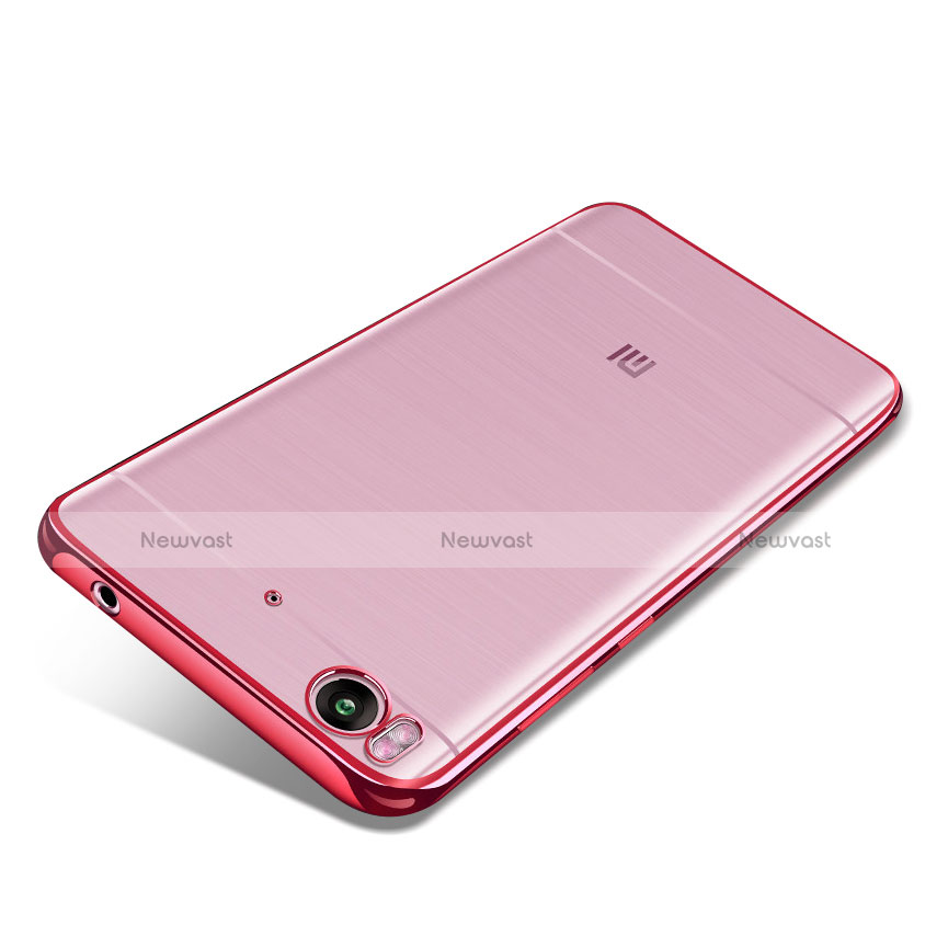 Ultra-thin Transparent TPU Soft Case H02 for Xiaomi Mi 5S 4G Red