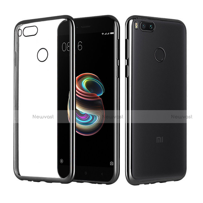 Ultra-thin Transparent TPU Soft Case H02 for Xiaomi Mi 5X Black