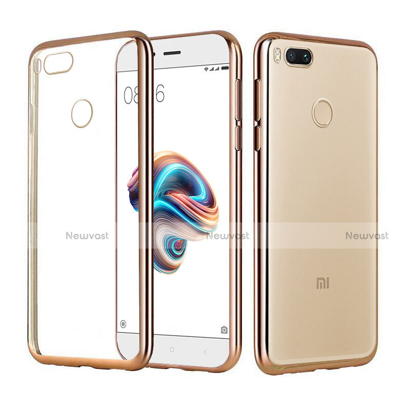 Ultra-thin Transparent TPU Soft Case H02 for Xiaomi Mi 5X Gold