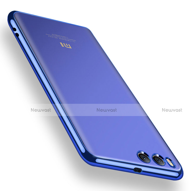 Ultra-thin Transparent TPU Soft Case H02 for Xiaomi Mi 6 Blue