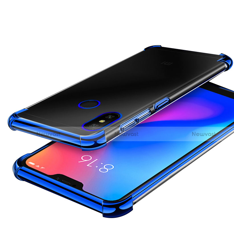 Ultra-thin Transparent TPU Soft Case H02 for Xiaomi Mi A2 Lite Blue