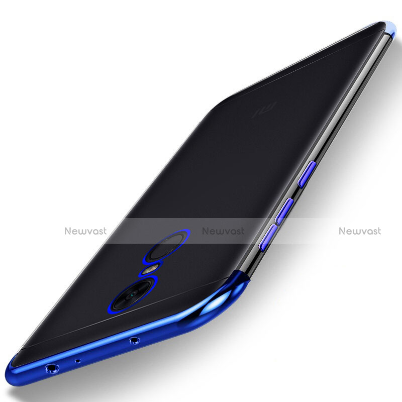 Ultra-thin Transparent TPU Soft Case H02 for Xiaomi Redmi 5 Plus Blue