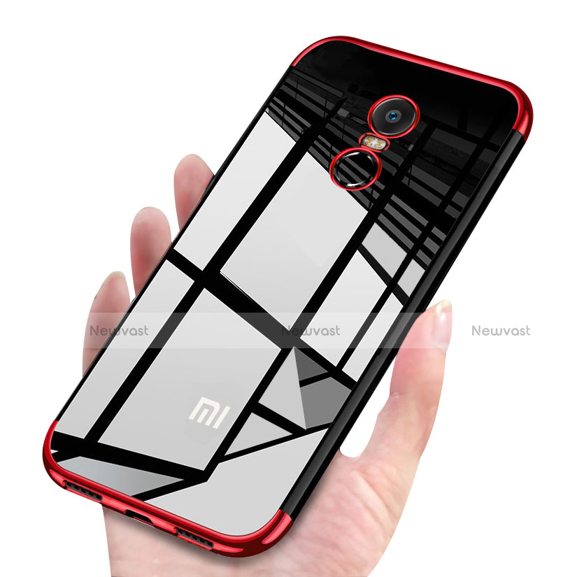 Ultra-thin Transparent TPU Soft Case H02 for Xiaomi Redmi 5 Plus Red