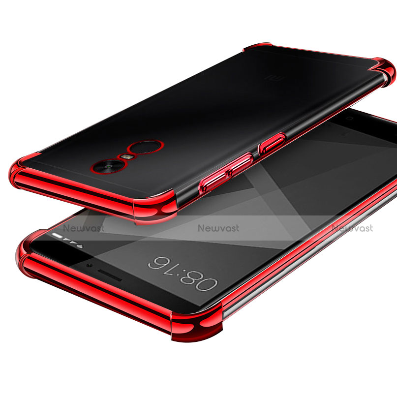 Ultra-thin Transparent TPU Soft Case H02 for Xiaomi Redmi Note 4 Red