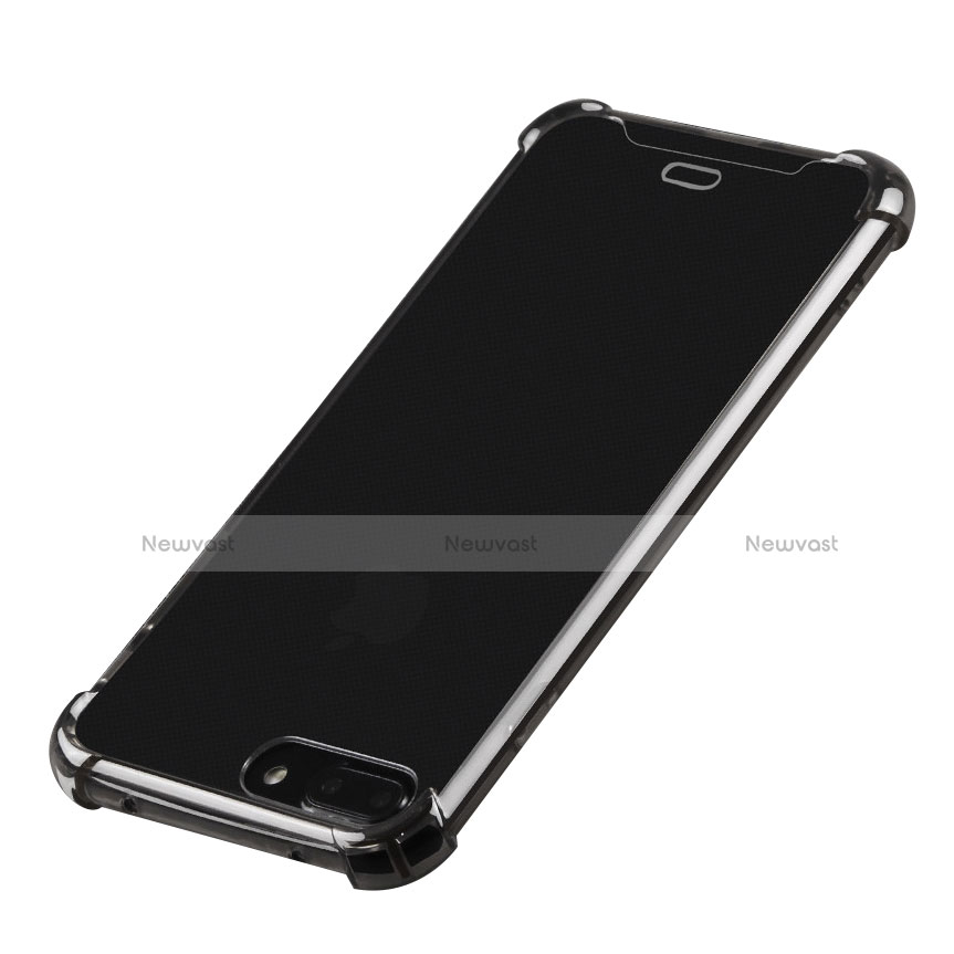 Ultra-thin Transparent TPU Soft Case H03 for Apple iPhone 8 Plus Black