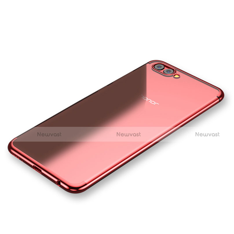 Ultra-thin Transparent TPU Soft Case H03 for Huawei Honor V10 Red