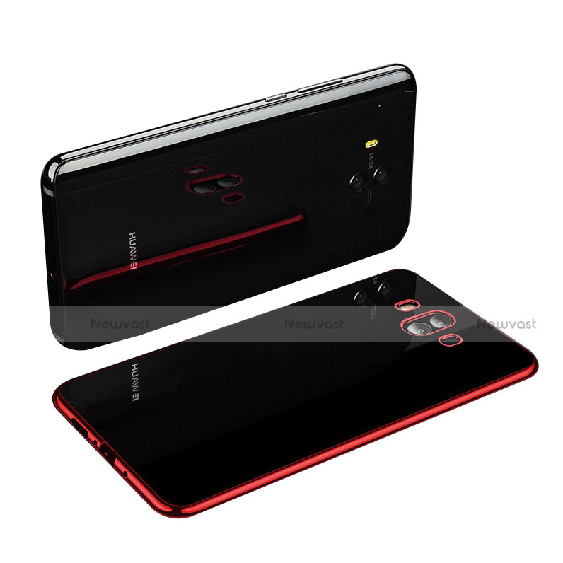 Ultra-thin Transparent TPU Soft Case H03 for Huawei Mate 10 Red