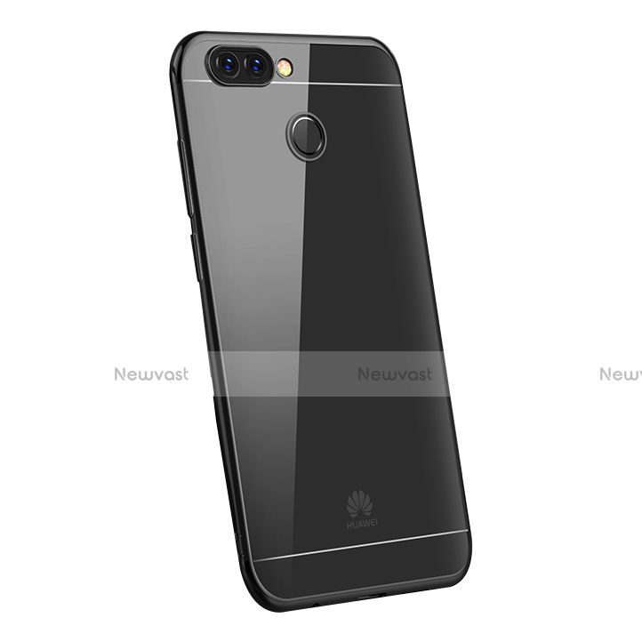 Ultra-thin Transparent TPU Soft Case H03 for Huawei P Smart Black