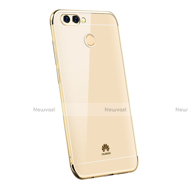 Ultra-thin Transparent TPU Soft Case H03 for Huawei P Smart Gold