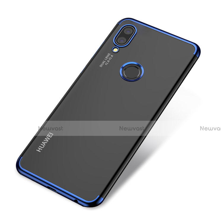 Ultra-thin Transparent TPU Soft Case H03 for Huawei P20 Lite Blue