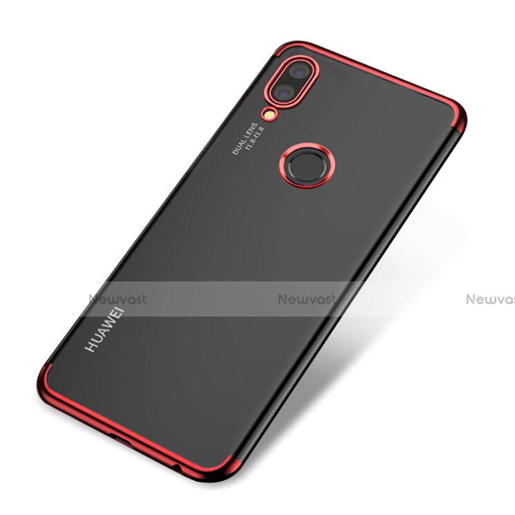 Ultra-thin Transparent TPU Soft Case H03 for Huawei P20 Lite Red