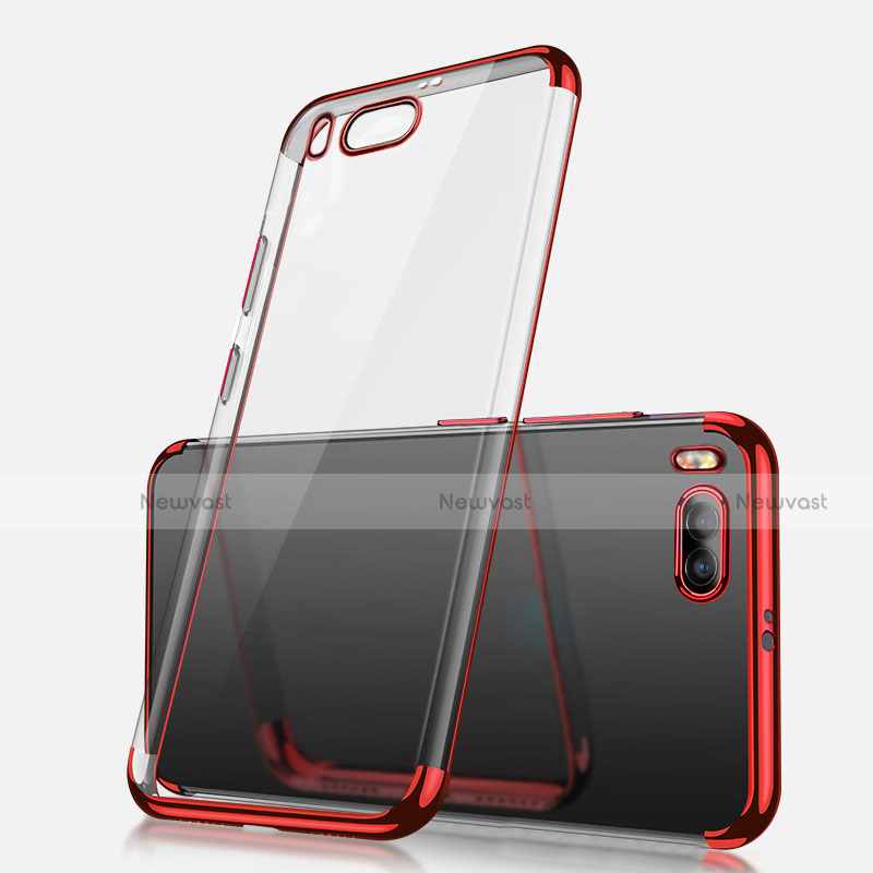 Ultra-thin Transparent TPU Soft Case H03 for Xiaomi Mi Note 3 Red