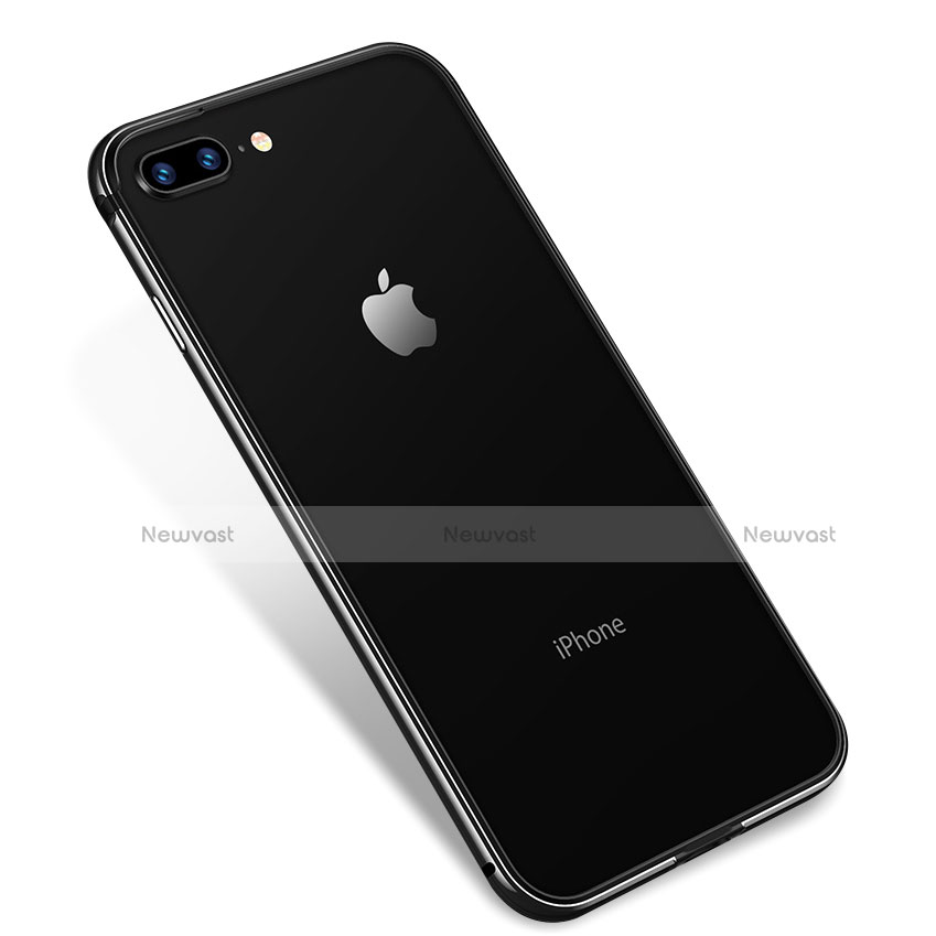 Ultra-thin Transparent TPU Soft Case H04 for Apple iPhone 7 Plus Black