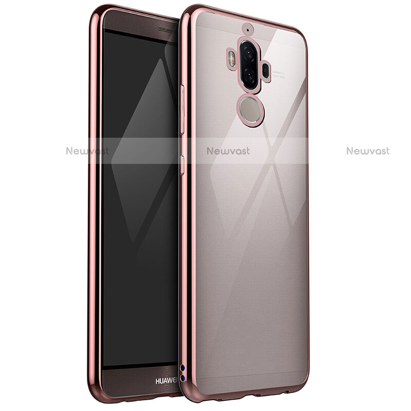 Ultra-thin Transparent TPU Soft Case H04 for Huawei Mate 9 Rose Gold