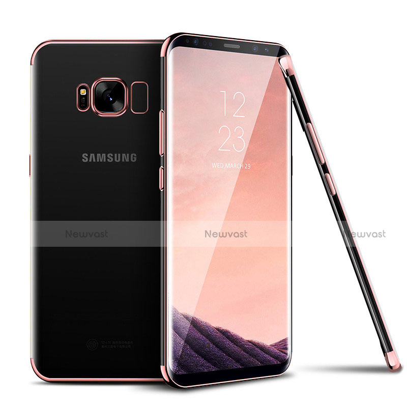 Ultra-thin Transparent TPU Soft Case H04 for Samsung Galaxy S8 Plus Rose Gold